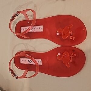 KATY PERRY Pink JELLY SANDLES